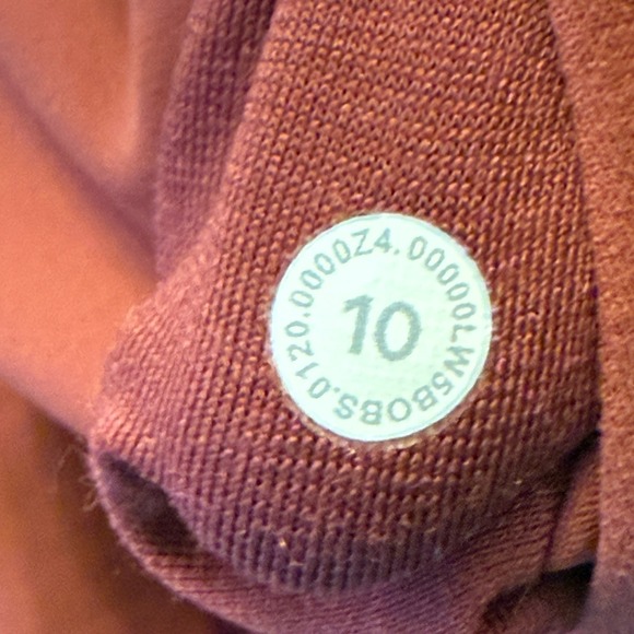 Lululemon Align Leggings Size 10 High Rise Full Length Red 27" Ins W5BOBS - Picture 5 of 7